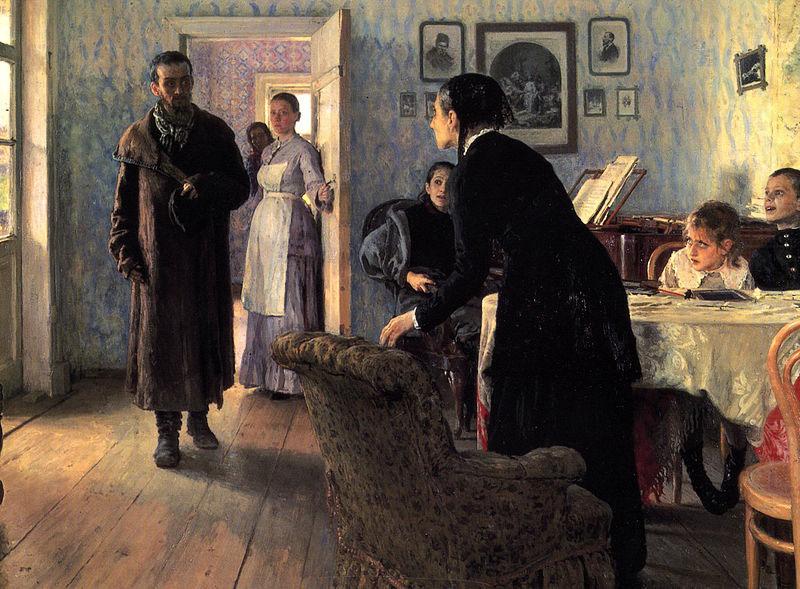 Oil on canvas painting by Ilya Repin,, Ilya Repin